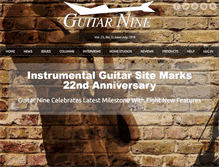 Tablet Screenshot of guitar9.com